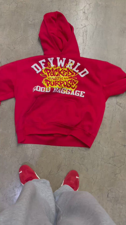 PWP RED HOODIE